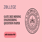 GATE 2023 Question Paper with Answer Key PDF for Mining Engineering Feb 12 Afternoon Session ZPYP